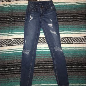 Blue spice size 24 ripped jeans